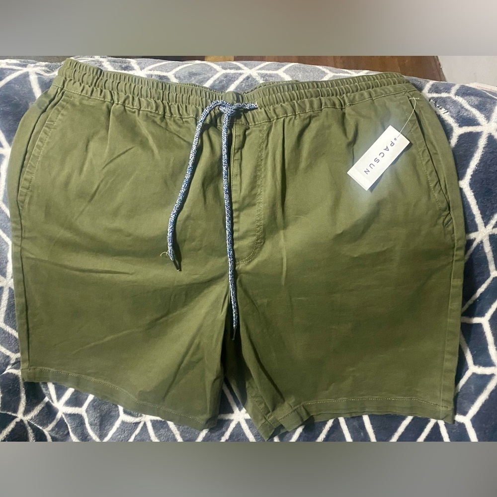 Men’s Pac Sun Shorts Size XL NWT
 Never worn. /Drawstring Waist /Color Green